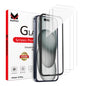 MASETECH Screen Protector Tempered Glass Compatible with Apple iPhone 15 Pro Max (2 Pack)