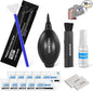 NEEWER 16 in 1 Camera Lens Cleaning Kit, 1x Brush + 1x Air Blower + 1x Cleaning Swab for 24mm Full Frame Sensor + 1x Cleaner Spray + 2X Cloth + 10x Wet Lens Wipe, HM-44