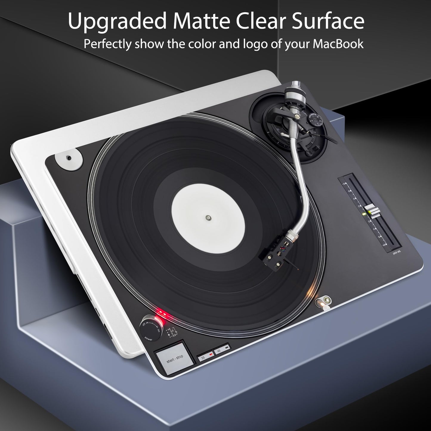 Lepeoac Case for 2026-2021 MacBook Pro 16-inch M5/M4/M3/M2/M1, DJ Turntable