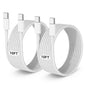 LOFPYE 3-Pack 10FT 60W USB C to USB C Cable, Type C to Type C Cable,Fast Charging Cable for iPhone 16 15 Pro Plus Pro Max，for Galaxy S24 S23, for iPad Pro/Air, for MacBook Pro/Air and More