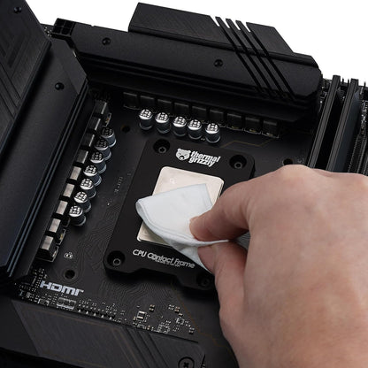 Thermal Grizzly - Duronaut - Enhanced Durability & High Performance Thermal Paste - for Maximum Conductivity While Overclocking CPU/GPU/PS4/PS5/Xbox with 12 Cleaning Wipes 6 Wet & 6 Dry (2g + Wipes)