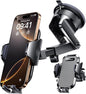VANMASS [Pro Version] Universal Car Phone Mount [2025 Super Suction Cup] Phone Holder for Car, Cell Phone Car Mount for Windshield Dash Vent Truck Stand for iPhone 16 Pro Max 15 14 13 Samsung Android