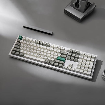 Keychron Q6 Max QMK/VIA Bluetooth Wireless /2.4 GHz/USB-C Wired Custom Mechanical Keyboard, Full Size Programmable Knob RGB Backlit Hot-Swappable Gateron Brown Switch for Mac Windows Linux - White