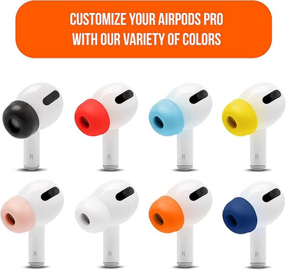 WC TipZ - Upgraded Memory Foam Ear Tips for Airpods Pro Made by Wicked Cushions | Improved Comfort, Tighter Seal, Better Foam Rebound Time | Fits Perfectly in Charging Case | (Navy Blue)