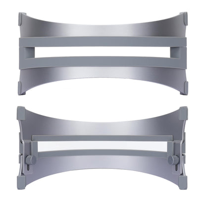 Psitek Adjustable Vertical Laptop Stand - 6061 Aluminum, CNC Precision, Anodized Finish, Fits All Laptops Including 17-inch, Ventilated Design, Anti-Slip Silicone Pads, ARC Shaped Stands