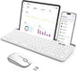 seenda CTU-301 Bluetooth Keyboard and Mouse Combo for iPad,White