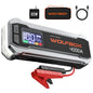WOLFBOX 3000A Jump Starter,12V Car Battery Jump Starter with 65W Fast Charging, LED Display,59.2Wh Portable Jump Starter Battery Pack(8L Gas 6L Diesel Engine) with Booster,LED Light,Jumper Cables