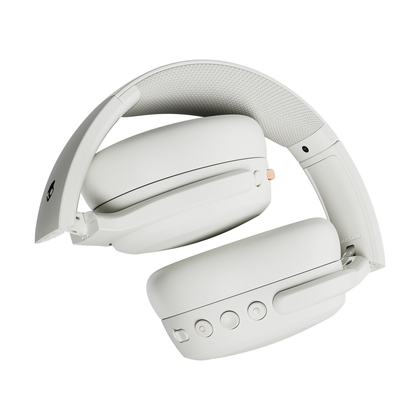 Skullcandy Crusher ANC 2 Wireless Over-Ear Bluetooth Headphones with Extra USB-C Charging Cable, Multi-Sensory Bass, Active Noise Cancelling, 60 Hours Battery, Microphone iPhone Android - Bone