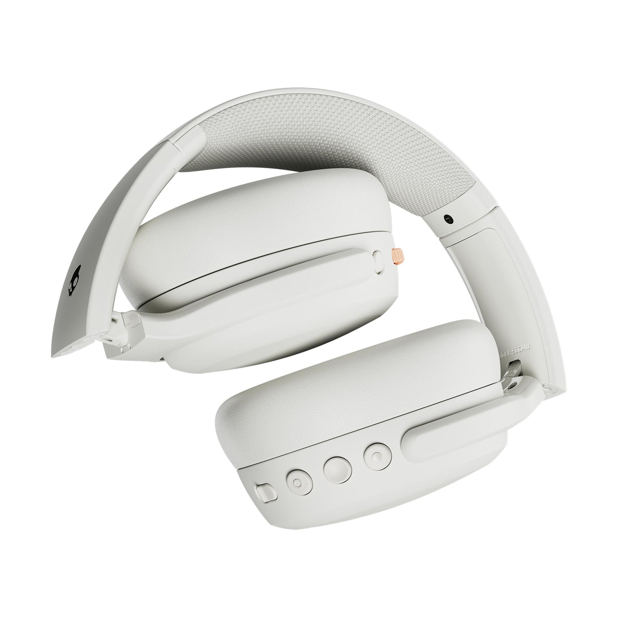 Skullcandy Crusher ANC 2 Wireless Over-Ear Bluetooth Headphones with Extra USB-C Charging Cable, Multi-Sensory Bass, Active Noise Cancelling, 60 Hours Battery, Microphone iPhone Android - Bone