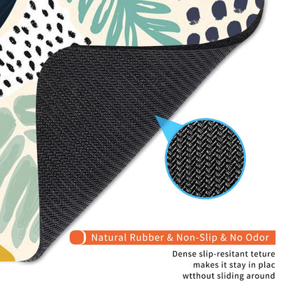 Armanza Square Mouse Pad Tropical Plants, Personalized Premium-Textured Custom Mouse Mat Design, Washable Mousepad Cloth, Non-Slip Rubber Base Computer Mouse Pads for Wireless Mouse