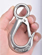 Alele Grab Hooks,Slip Hooks,304 Stainless Steel Lifting Hook Rigging Accessory,440 lbs.Work Load (Grab Hooks 0.2t)