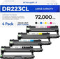 DR223CL DR-223CL Drum Unit (Not Toner)Set 4-Pack Replacement Compatible for Brother DR-223CL Imaging Drum HL-L3270CDW HL-L3210CW MFC-L3770CDW HL-L3290CDW MFC-L3750CDW L3710CW L3230CDW L3230CDN Printer