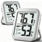 Antonki 2 Pack Room Thermometer Indoor Hygrometer