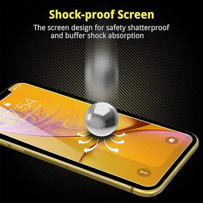 UNBREAKcable Shatterproof Screen Protector for iPhone 11/ iPhone XR [3-Pack] [Easy Installation Frame] 9H Hardness][99.99% HD Clear] [Bubble Free] for Apple 6.1''