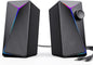 ROSON Computer Speakers, Gaming PC Speakers with Enhanced Bass and Volume Control, Stereo 2.0 USB Powered 3.5mm Aux Multimedia Speakers for Laptop/Desktop/Tablets/Phone