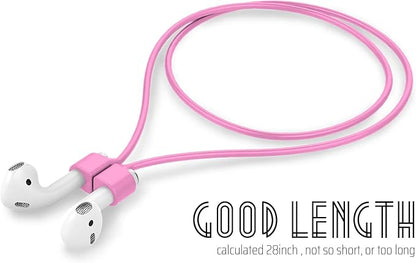 Ultra Strong Magnetic Airpod Pro Strap Anti-Lost Cord Sports Lanyard Compatible with Airpods 3rd 2nd Generation Pro 3 2 1 (3 Pink)