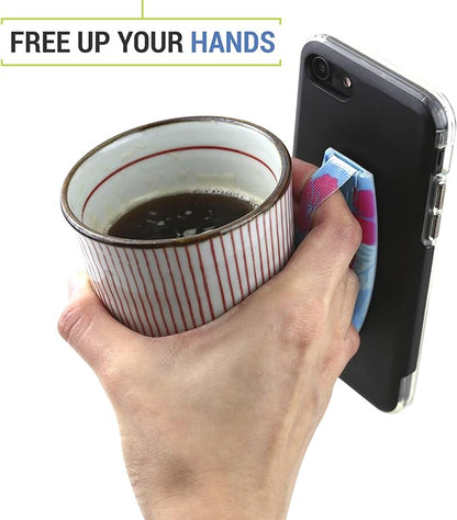 Gear Beast Universal Cell Phone Grip - Ultra Slim Elastic Finger Holder & Phone Stand