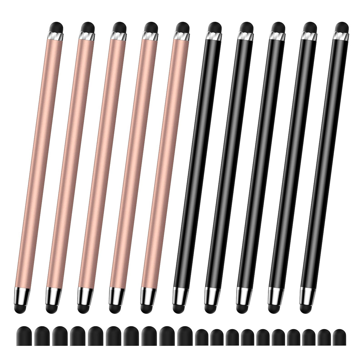 DAXINGXING Stylus(10 PCS), Stylus Pens for Touchscreen iPad (Gold & Black)