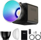 ULANZI 100W RGB Portable LED Video Light w DC Power Adapter, 111Wh Build-in Battery Metal Mini Adjustable Color Temperature COB Continuous Output Lighting Handheld Spotlight 2700K-6500K for Video