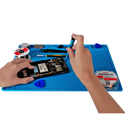 Kaisi S140 Magnetic Insulation Silicone Soldering Mat Magnetic Repair Mat