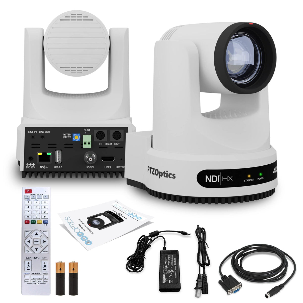 PTZOptics Move 4K SDI/HDMI/USB/IP PTZ Camera (Gray)