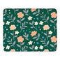 ITNRSIIET Mouse Pad with Stitched Edge Premium Textured Smooth Precise Operation Waterproof Washable Non-Slip Rubber Base Desktop Protection Mat, 10.2×8.3×0.12 inches, Rose Gold Leopard Print