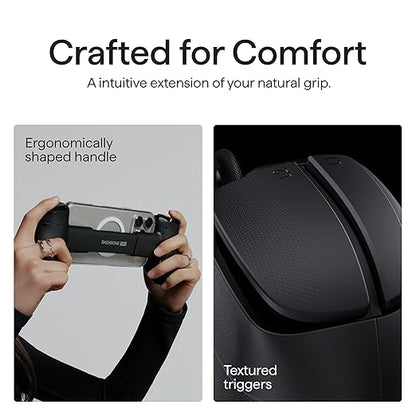 BACKBONE Pro Mobile Gaming Controller for iPhone 15/16 Series+ and Android, USB-C & Bluetooth, Play Anywhere on Any Screen, Premium Quality & Pro-Level Comfort, Android & iPhone Game Controller