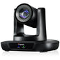 iuZee 4K UHD PTZ Camera AI-Auto Tracking, 20X Optical Zoom, USB3.0/HDMI/LAN PoE, IP Live Streaming, PTZ Conference Room Camera for Church Services Education Conference Events, Work with YouTube OBS