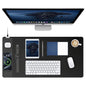 TopMade Mouse Pad with 15W Wireless Charging, Classic Black Desk Mat