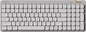 Flow Lite 100 Keys Low Profile Mechanical Keyboard, Swappable Rechargeable Wireless Keyboard with 2.4G Receiver, Bluetooth and Wired Connection for Windows, Mac/Specter Linear Switches (Marble)