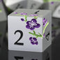 DNDND Metal Dice Set D&D, 7 die Metallic Polyhedral Dice Set with Gift Metal Box and Gold Number for DND Dungeons and Dragons Role Playing Games (Black and Gold)