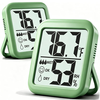 Antonki 2 Pack Room Thermometer Indoor Hygrometer