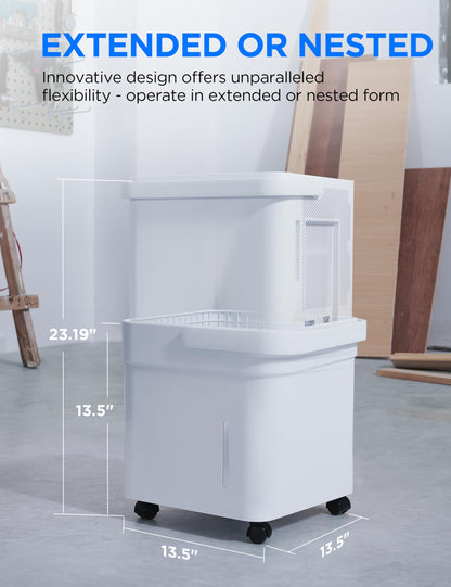 Midea Cube 20 Pint Dehumidifier for Basement, 1,500 Sq. Ft, Energy star