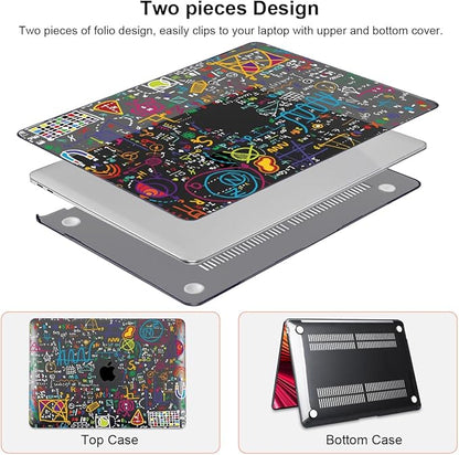 for MacBook Air 13 Inch Case 2018 2019 2020 2021 Release A2337 M1 A1932 A2179 Touch ID, Plastic Hard Case Keyboard Skin Screen Protector Webcam Cover for Mac Air 13 2021, Abundant Formula