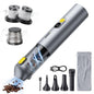 AUXITO Car Vacuum Cleaner - Portable Handheld Vacuum Cleaner 14000Pa Suction Power, Blow & Suction 2 in 1 Mini Vacuum Cleaner Hand Held Vacuum for Car, Home, Pet, Office, Gifts for Men (Silver)