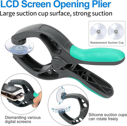 13 Pcs Precision Screwdriver Set Magnetic, Electronics Opening Pry Tools Repair Kit with LCD Screen Opening Suction Cup Pliers for Computer, PC, Tablet, Laptop, Eyeglass, Watch