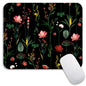 Armanza Square Mouse Pad Apricot Flower, Personalized Premium-Textured Custom Mouse Mat Design, Washable Mousepad Cloth, Non-Slip Rubber Base Computer Mouse Pads for Wireless Mouse