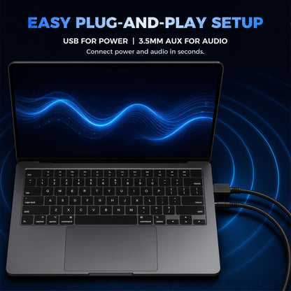 ROSON Computer Speakers for Desktop PC, Gaming Speaker with Volume Control