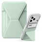 MOFT Magnetic Wallet Stand Compatible with iPhone 17/16/15/14/13/12 Series, Angle Adjustment & Magsafe Compatible MOVAS Phone Stand,Peppermint