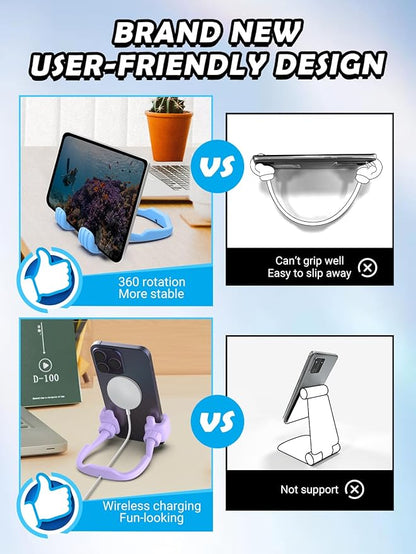 Back to School Supplies Gifts for Girls Boys Cell Phone Holder: Trendy Stuff Teenager Tween Mom Wife Thumbs Up Lazy Cellphone Stand for Desk Funny Idea Who Have Everything Christmas Stocking Stuffers