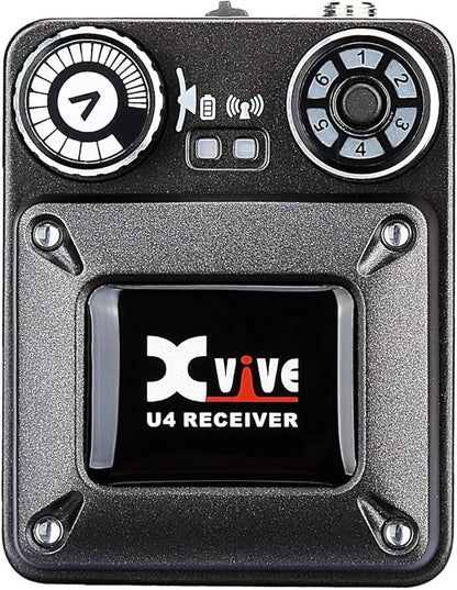 Xvive U4 Wireless in-Ear Monitor System Receiver Personal IEM for Studio, Band Rehearsal,Live Performance (U4 Receiver ONLY)