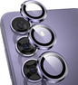 YWXTW Camera Lens Protector for Samsung Galaxy S24 Plus Accessories, 9H Tempered Glass Metal Individual Ring Camera Cover Screen Protector for S24 Plus, Case Friendly, Anti Scratch (Cobalt Violet)