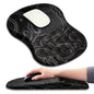 KUOSGM Mouse Pad Wrist Support, Ergonomic Mouse Pad with Massage Dot, Comfortable Computer Mouse Pad for Laptop, Wrist Rest Pain Relief Mousepad with Non-Slip PU Base for Office & Home, 12 x 8 in