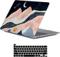 LanBaiLan Compatible for MacBook Pro 13 inch with Touch Bar 2022 2020 2019 2018 2017 2016 Release M1 M2 A2338 A2289 A2251 A2159 A1989 A1706 A1708, Laptop Hardshell Case & Keyboard Cover, Sun Mountain