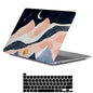 LanBaiLan Compatible for MacBook Pro 13 inch with Touch Bar 2022 2020 2019 2018 2017 2016 Release M1 M2 A2338 A2289 A2251 A2159 A1989 A1706 A1708, Laptop Hard Case & Keyboard Cover, Aesthetic Flower