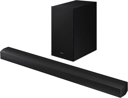 Samsung HW-B550D 3.1 ch Soundbar w/ Dolby Audio, Surround Sound expansion, Bass Boost, Adaptive Sound, DTS Virtual:X, Wireless Subwoofer, 2024