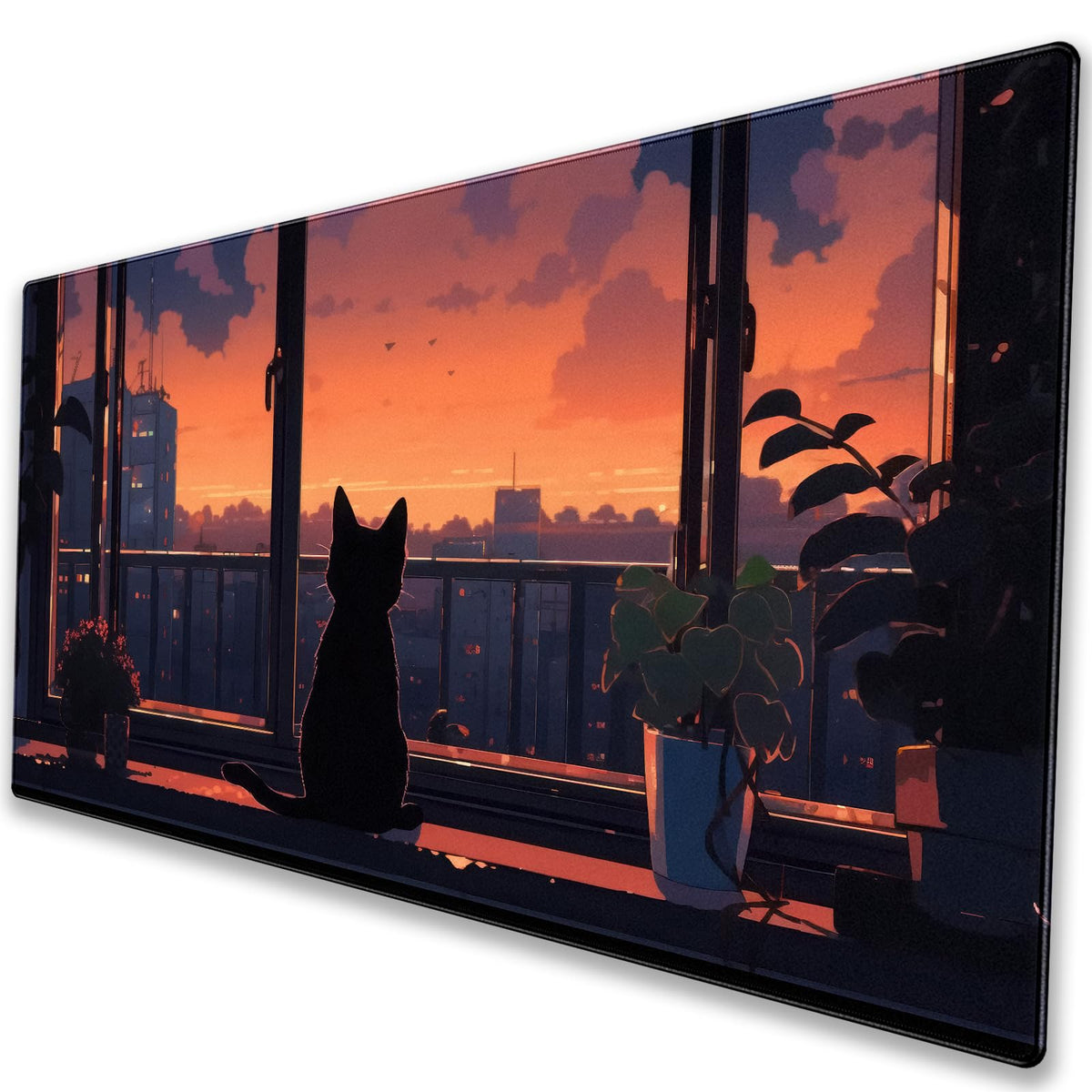 Cindasun Japanese Dragon Desk Mat XL Extended Gaming Mouse Pad Computer Mat