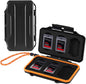 K&F Concept 6 Slots XQD Cfexpress Type-B Card Holder, Water-Resistant Memory Card Storage Carring Case, Shockproof Card Protection Box Organizer