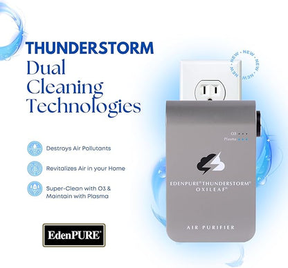 EdenPURE Thunderstorm III Air Purifier Plug In Air Ionizer Ozone Generator
