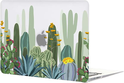 Case for MacBook Pro 13 inch M2 M1 A2338 A2289 A2251 A2159 A1989 A1706 A1708 2023-2016 Release, Matte Clear Hard Cover&Keyboard Cover&Screen Protector for Mac Pro 13.3 with Touch ID, Cactus